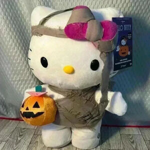 Hello Kitty Musical Halloween Mummy Side Stepper-NWT